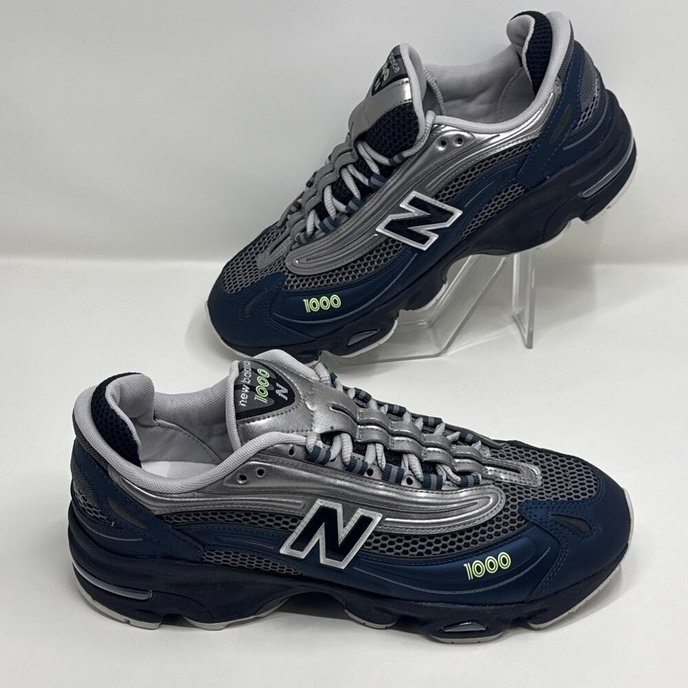 New Balance 1000 Deep Ocean Silver Metallic M1000S Men 10 Sneakers Brand New